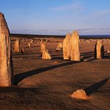 Formaciones de roca en el desierto de los Pináculos