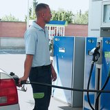 Repostar en una gasolinera