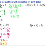 Solving Inequalities with Variables on Both Sides