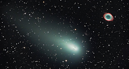 Fragmento do Cometa 73P / Schwassmann-Wachmann 3 com Anel Nebulosa