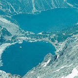 Moraine lakes in the High Tatras