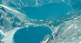 Lagos morenaicos no Alto Tatra