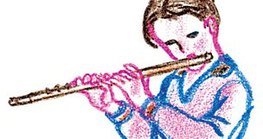 postura para tocar a flauta