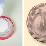 Hacer bajorrelieve con frutos de otoño - Paso 2