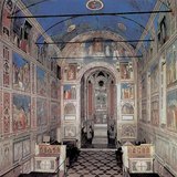 Szent Ferenc élete – freskósorozat a padovai Arena-kápolnában (1300 körül, reneszánsz)