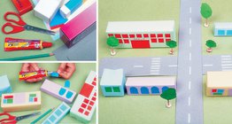 Fazendo uma rua com caixas