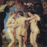 Las tres Gracias (1636-1639, Barroco), Rubens