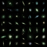 Galaxies of different shapes