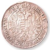 Pénzérme a 17. század közepéről Pénzérme a 17. század közepéről