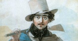 Estadista húngaro, István Széchenyi (1791-1860) em sua juventude