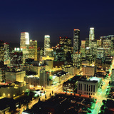 Centro da cidade de Los Angeles à noite