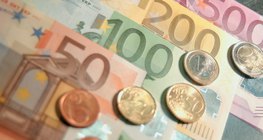 Notas e moedas de euro
