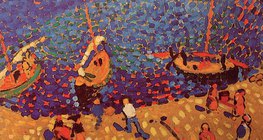 André Derain: Barcos em Collioure (1905, Avant-garde)
