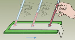 La fricción calienta el termómetro
