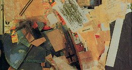 Kurt Schwitters: Imagem de crescimentos espaciais (colagem, c. 1920)