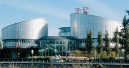 Construção do Tribunal Europeu dos Direitos Humanos (Estrasburgo, França)
