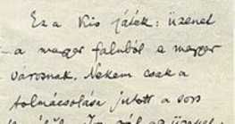 Manuscrito de Zoltán Kodály (compositor húngaro)