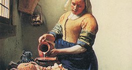 Johannes Vermeer: O Milkmaid (1658-1660, barroco)
