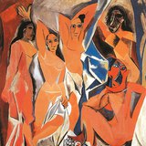Pablo Picasso: Les Demoiselles d'Avignon (1907, Cubismo)