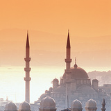 Vista de Istambul com uma mesquita