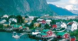 Paisagem típica norueguesa