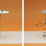 The needle of the electroscope deflects if it is electrically charged