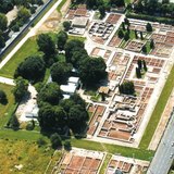 Az aquincumi polgárváros felülnézeti képe