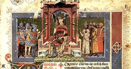 Fonte escrita: um livro antigo, manuscrito e pintado