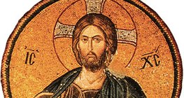 Jesus retratado em mosaico