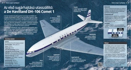 El primer avión a reacción: el de Havilland DH–106 Comet 1