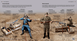 Los soldados de la Primera Guerra Mundial (francés, alemán)