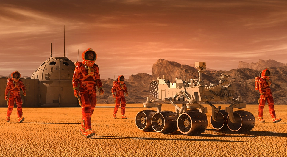 Design a Mars base