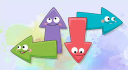 ¿En qué dirección está abajo, arriba, derecha e izquierda?