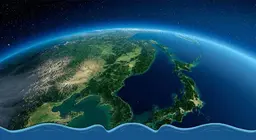 La topografía de los océanos