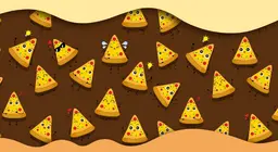 Fracciones (fiesta de pizza)