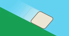 Interaction between a slope and a sliding body