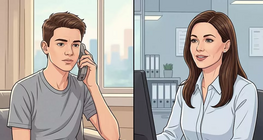 Hablar con la empleada de la atención al cliente