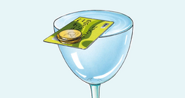 Thirsty card trick