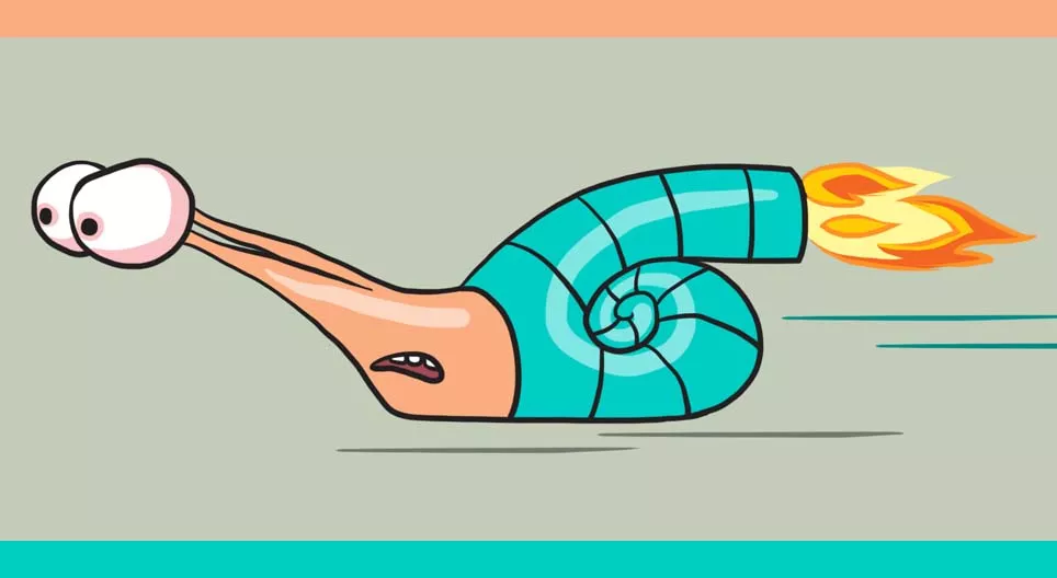 Será um caracol capaz de ganhar uma corrida?