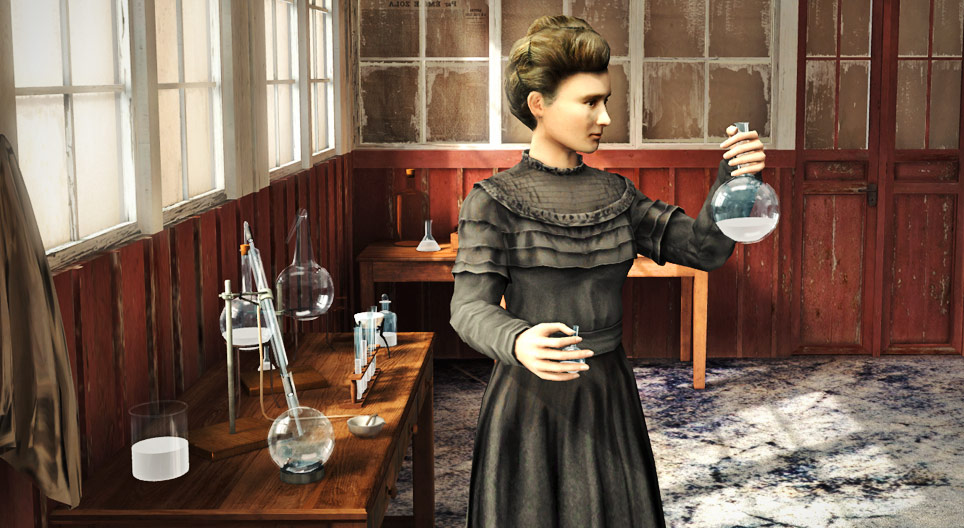 O laboratório de Marie Curie