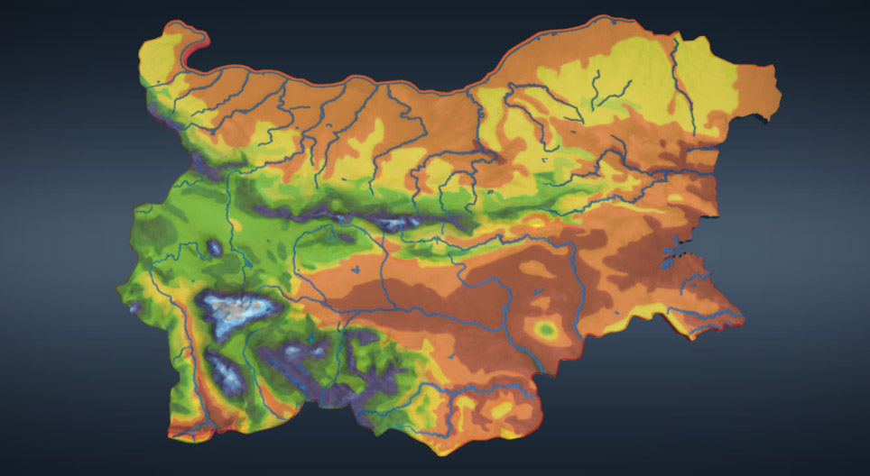 Zonas climáticas e tipos de solo da Bulgária
