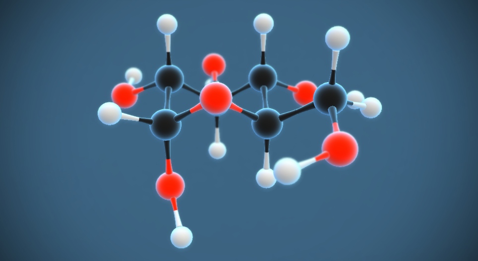 Alfa-D-glucose (C₆H₁₂O₆)