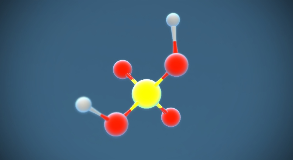 Ácido sulfúrico (H₂SO₄)