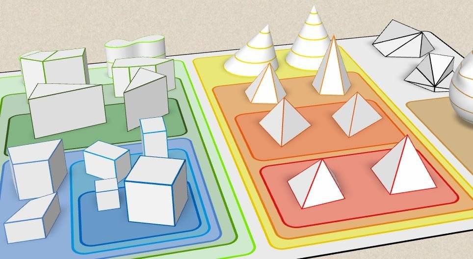 Agrupamento de sólidos geométricos 1