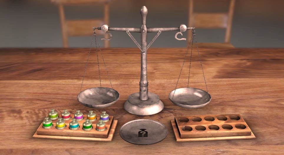 Exercícios com balança