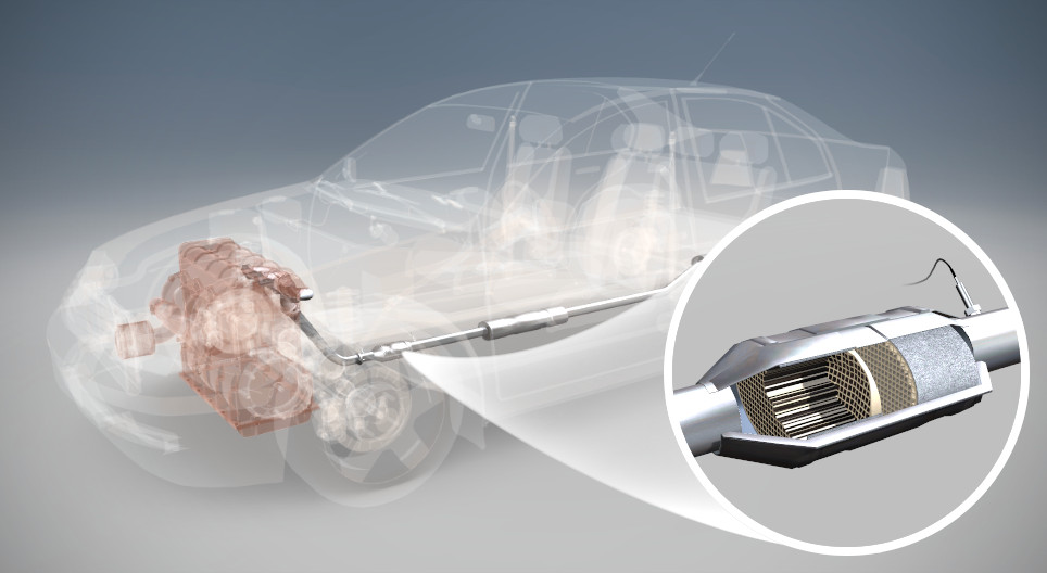 Conversores catalíticos nos automóveis