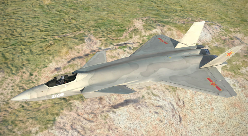 Chengdu J-20 Poderoso Dragão (China, 2017)