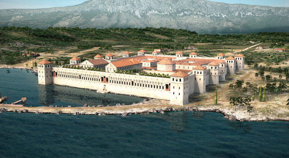 O Palácio de Diocleciano (Split, Croácia)