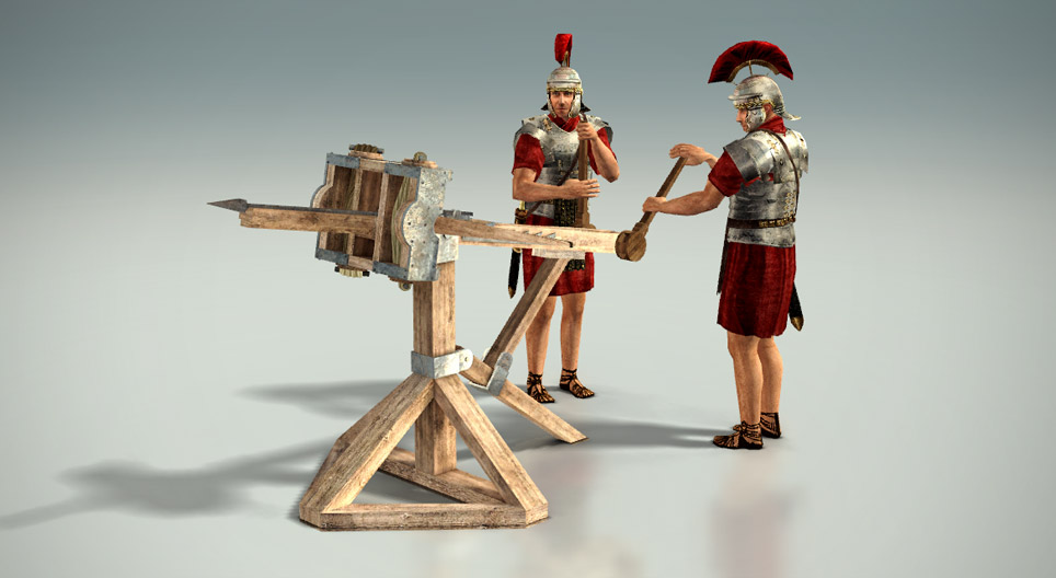 Armas de cerco da Roma Antiga