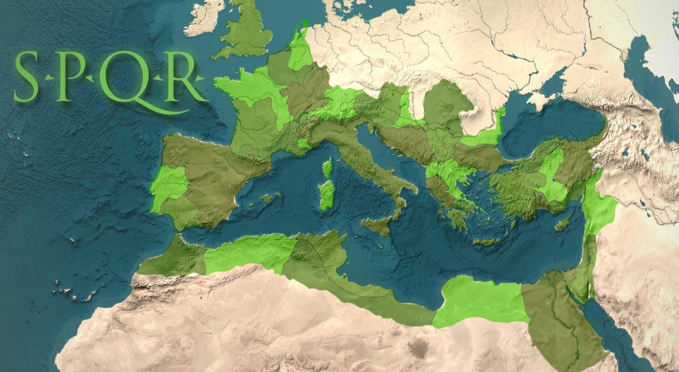 As províncias e cidades na Roma Antiga